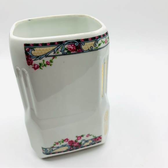 Vintage Victoria Czechoslovakia “Barley” Porcelain Canister (No Lid) - Picture 8 of 14